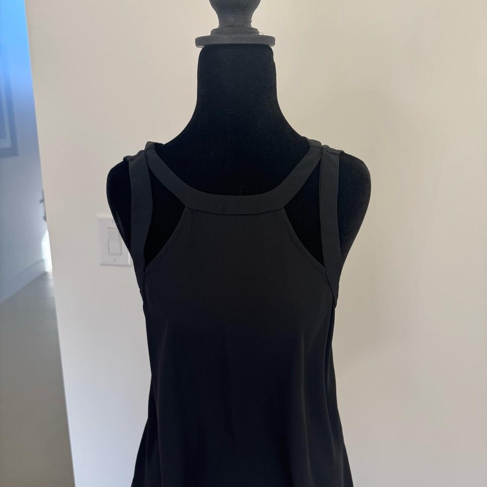 Lush Black Sleeveless Tank Top
